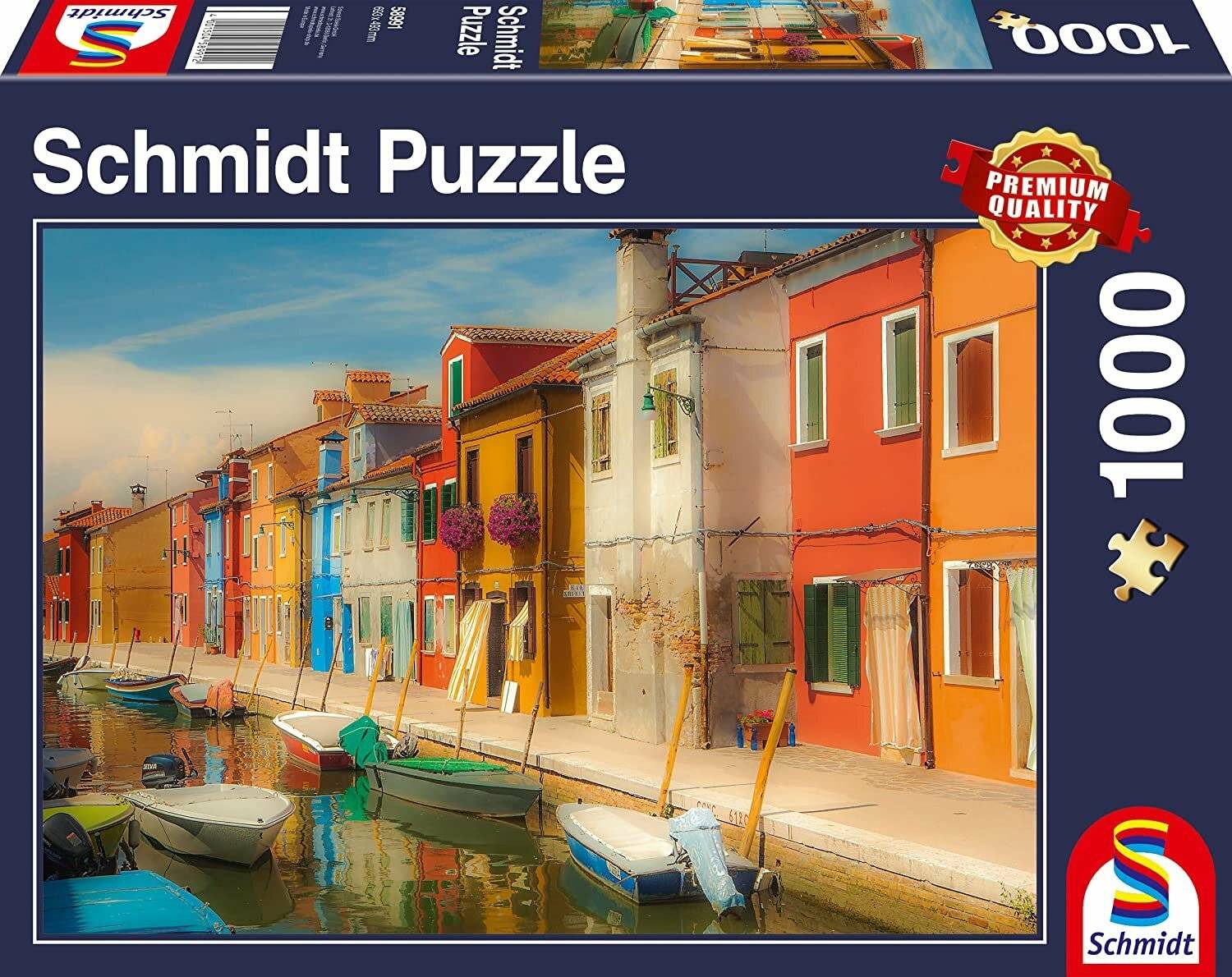 SCHMIDT Puzzle Shining Houses 1000 Teile