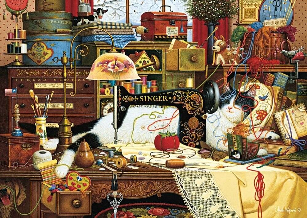 SCHMIDT Puzzle Maggie's Mess 1000 Teile
