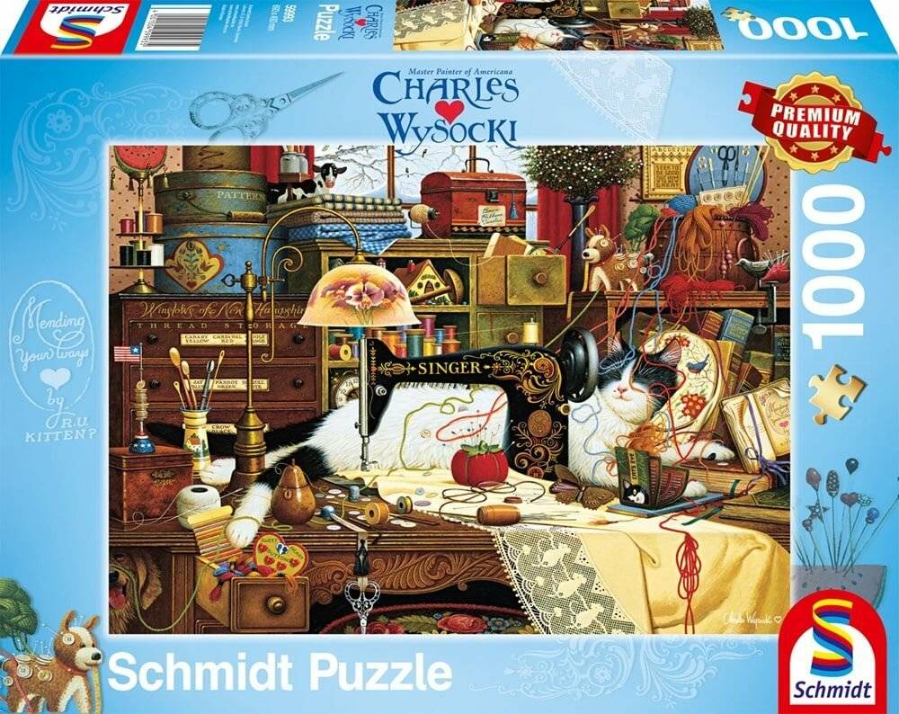 SCHMIDT Puzzle Maggie's Mess 1000 Teile