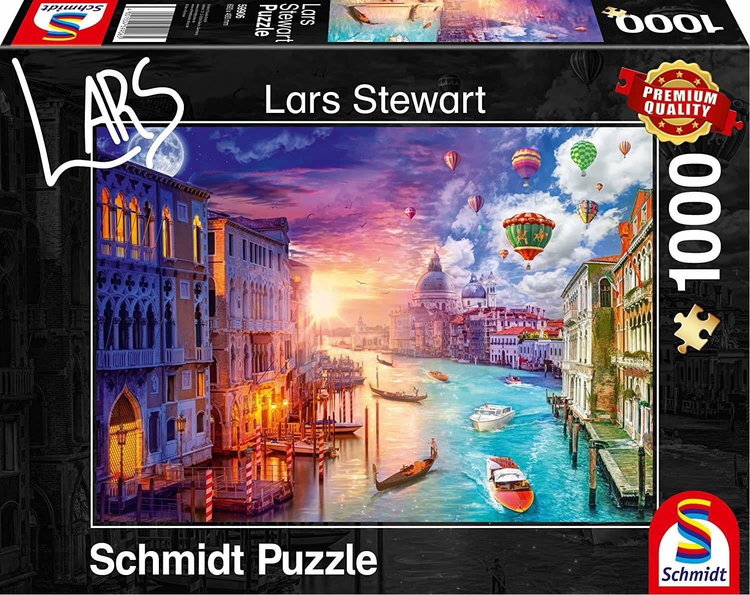 SCHMIDT Puzzle Tag und Nacht: Venedig 1000 Stück