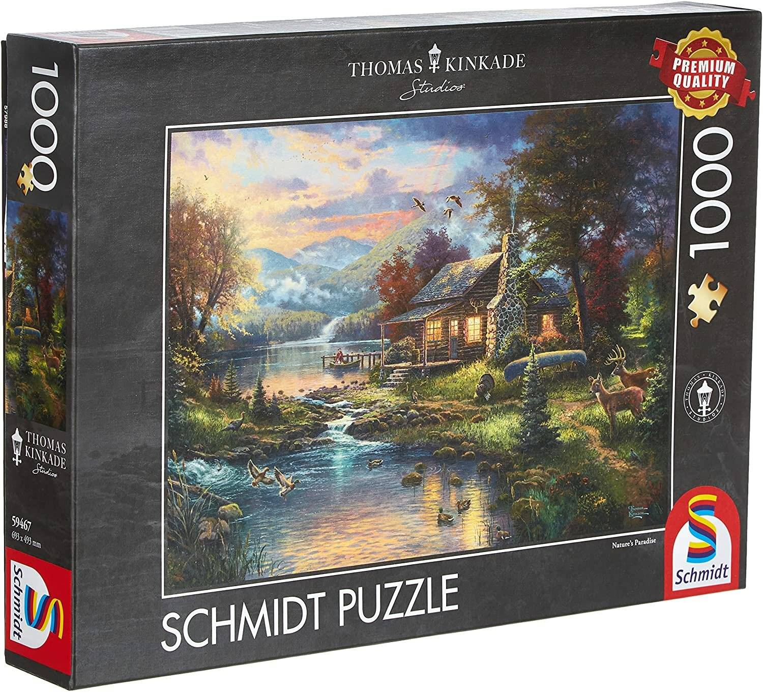 SCHMIDT Puzzle Naturparadies 1000 Teile