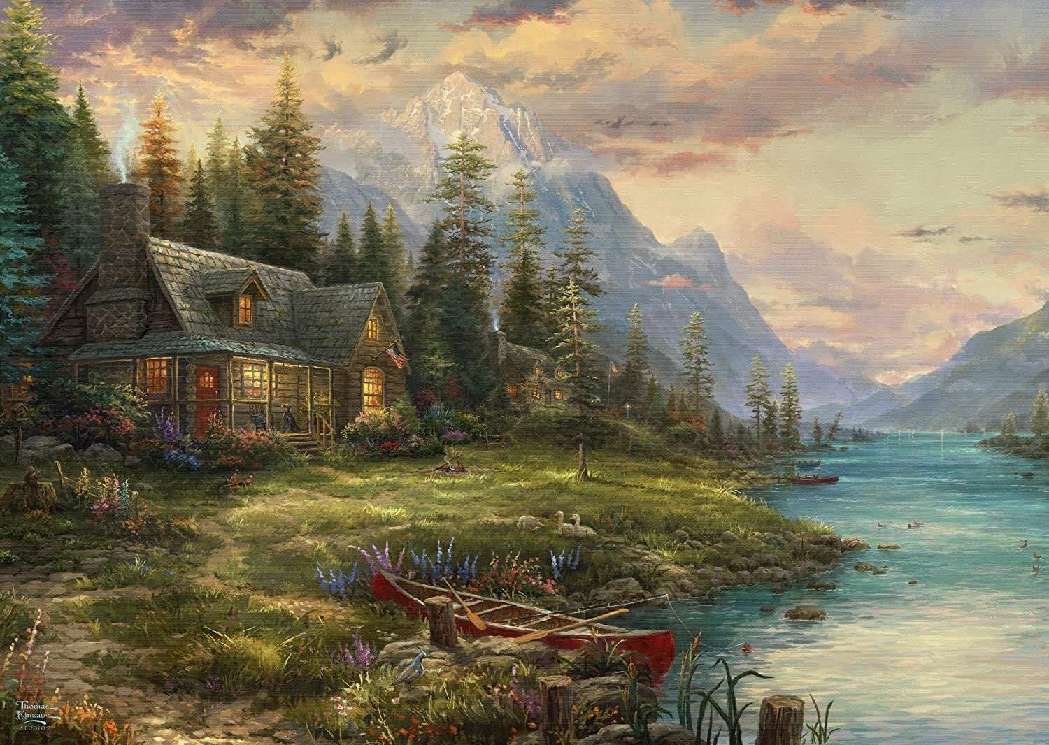 SCHMIDT Puzzle Reise in die Berge 1000 Teile