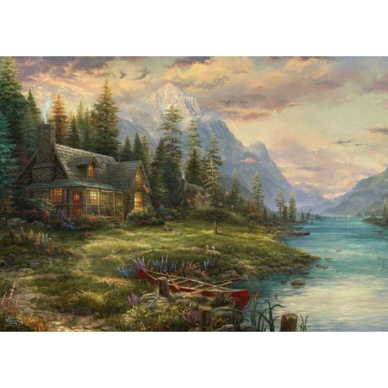SCHMIDT Puzzle Reise in die Berge 1000 Teile