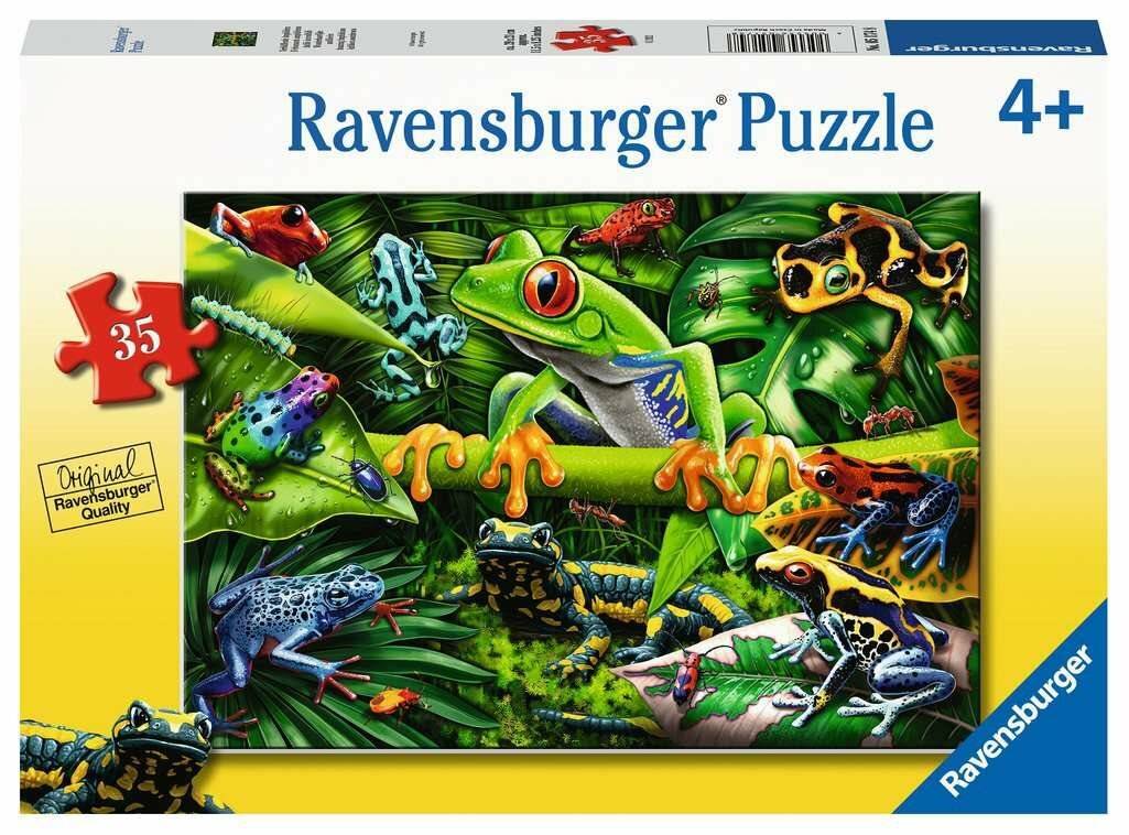 RAVENSBURGER Puzzle Amazing Amphibians 35 Teile