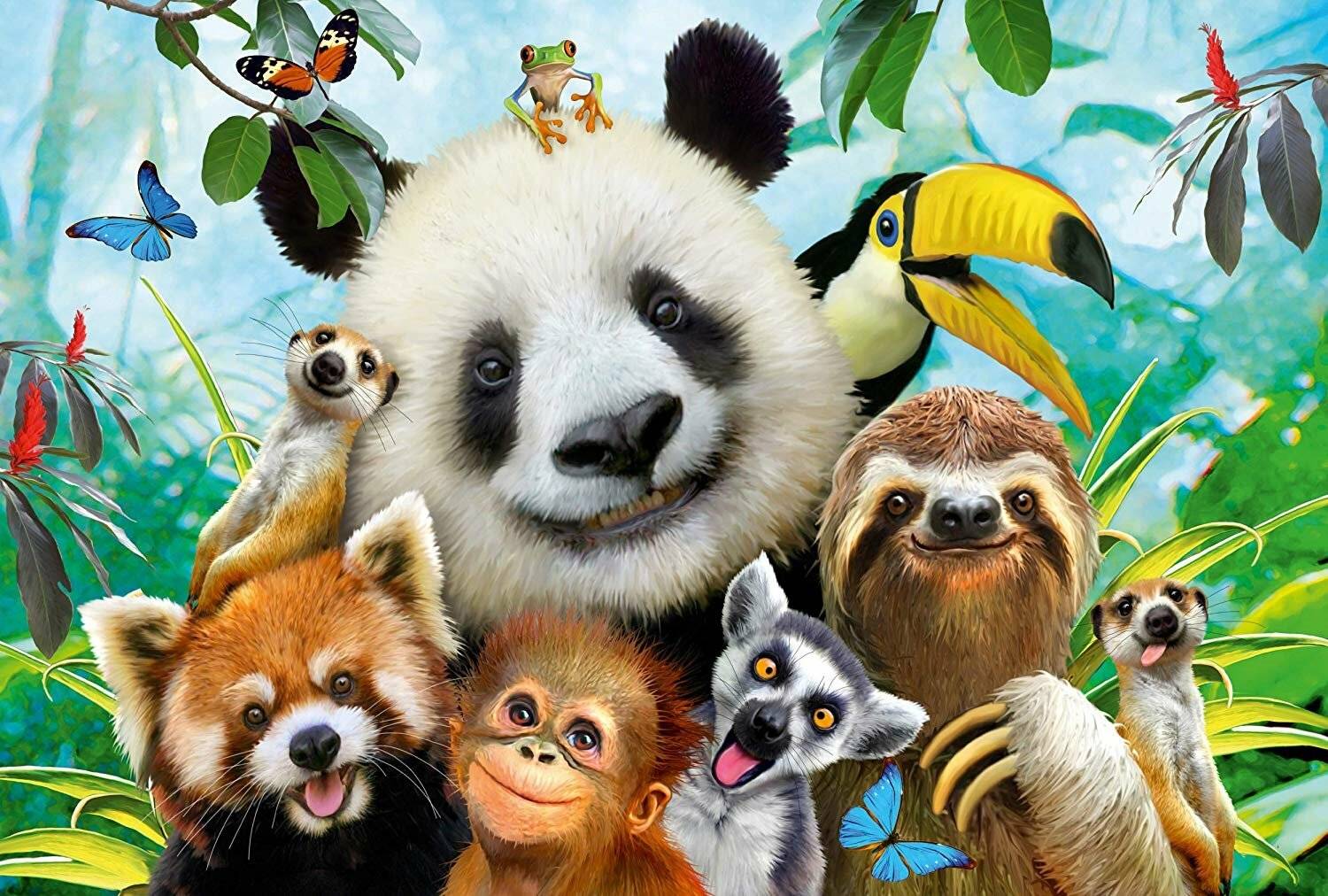 SCHMIDT Puzzle Tierischer Spaß 200 Teile