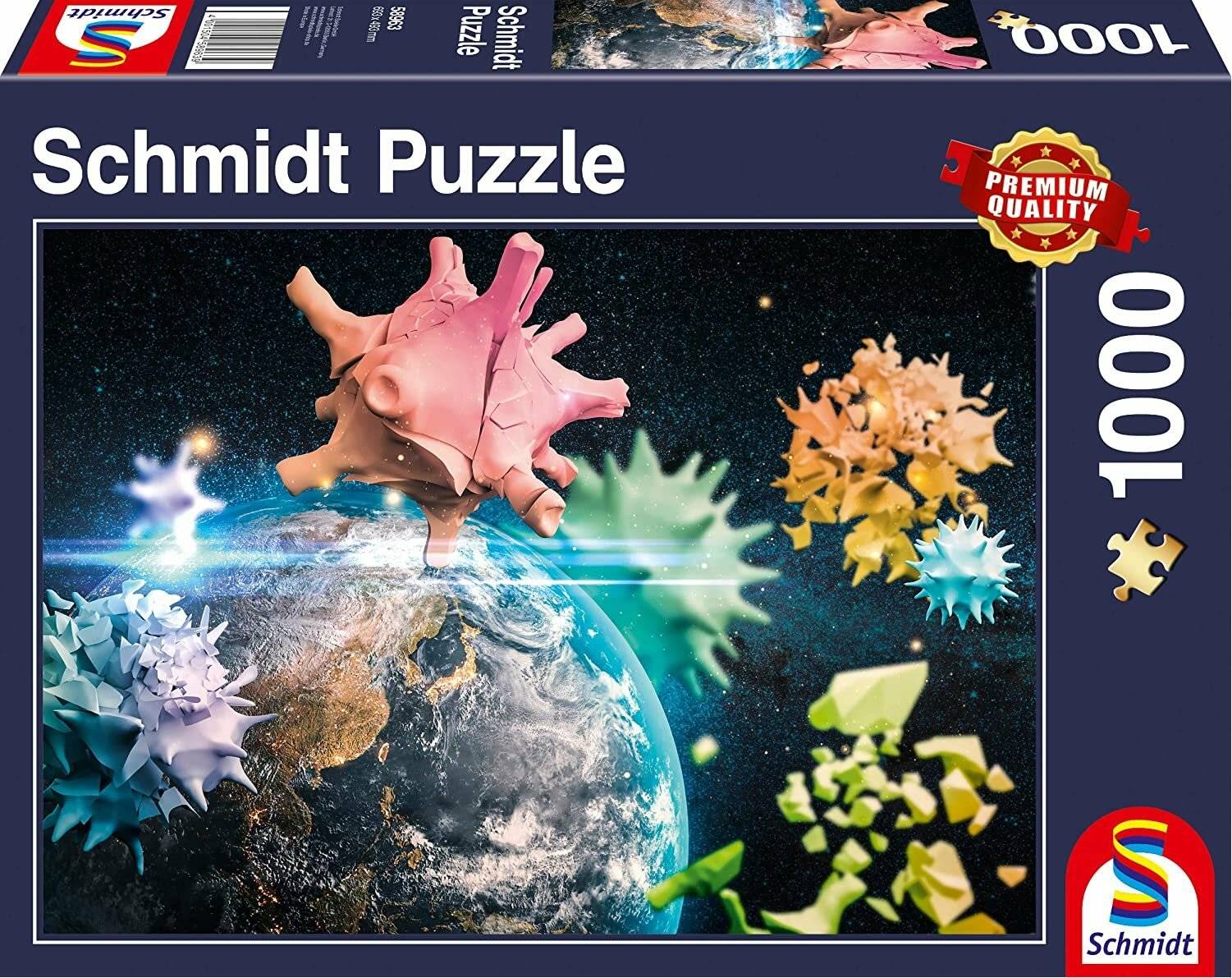 SCHMIDT Puzzle Planet Erde 2020, 1000 Teile