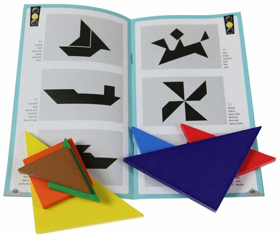 SCHMIDT Tangrams für Kinder in der Blechdose