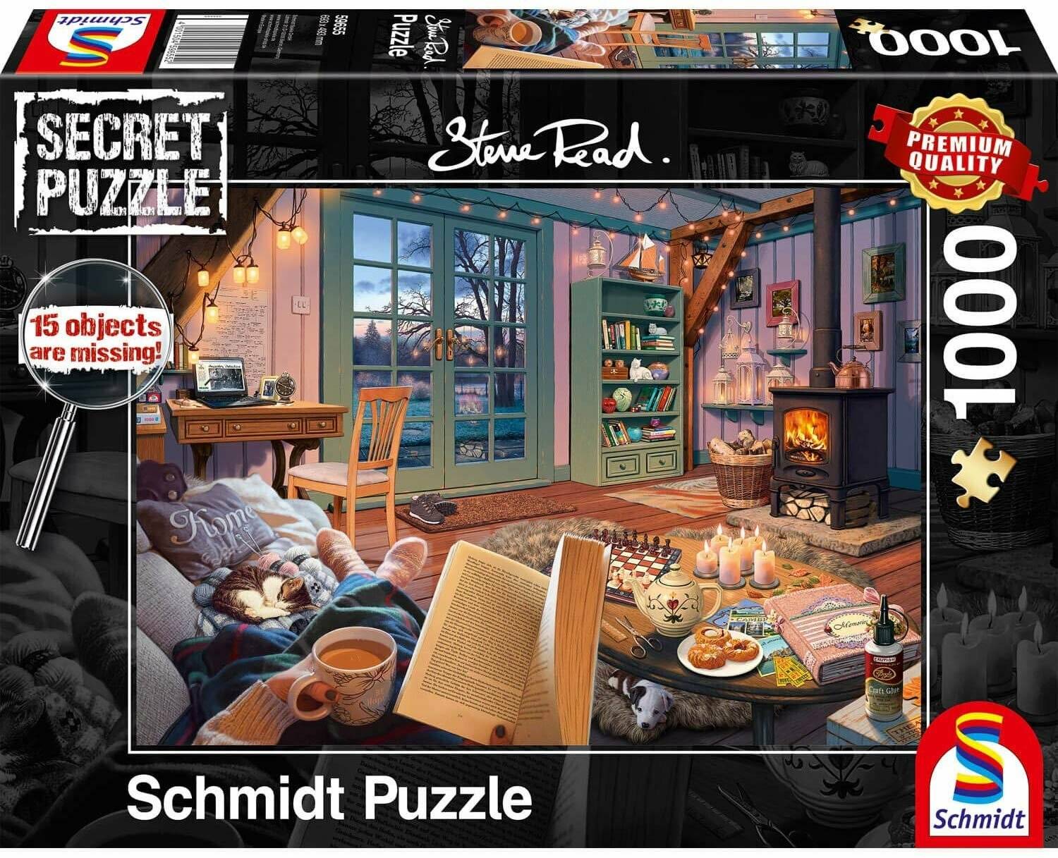 Steve Read: Secret Puzzles - Im Ferienhaus (1000 Teile)