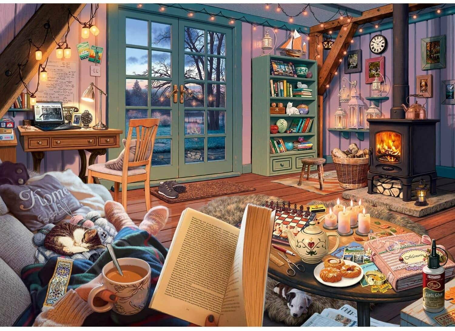 Steve Read: Secret Puzzles - Im Ferienhaus (1000 Teile)
