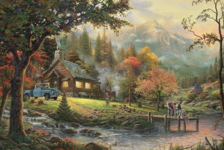 Schmidt Spiele Schmidt Spiele Puzzle Idylle am Fluss 500 Teile