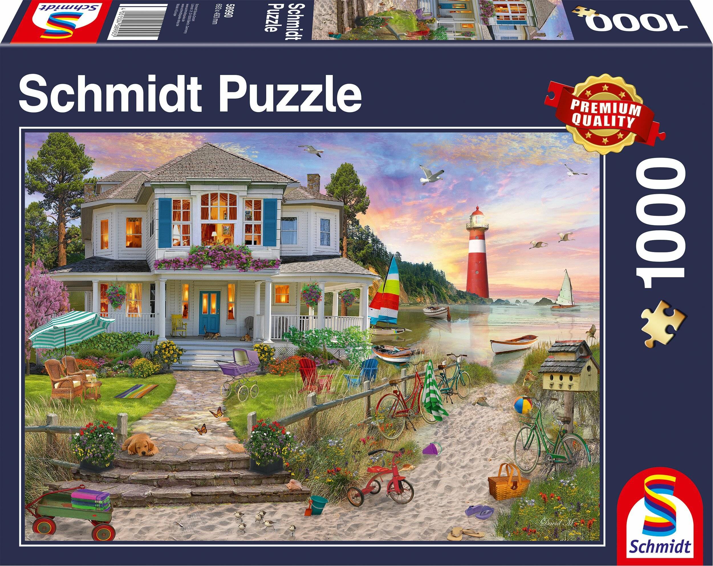 SCHMIDT Puzzle Strandhaus 1000 Teile