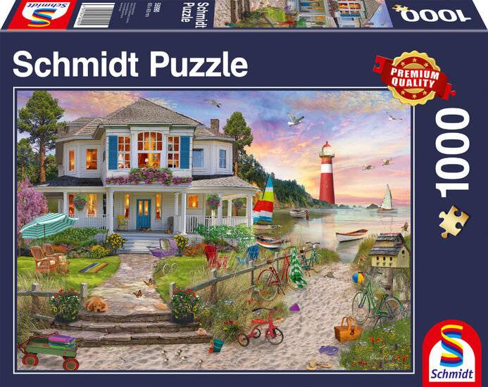 SCHMIDT Puzzle Strandhaus 1000 Teile