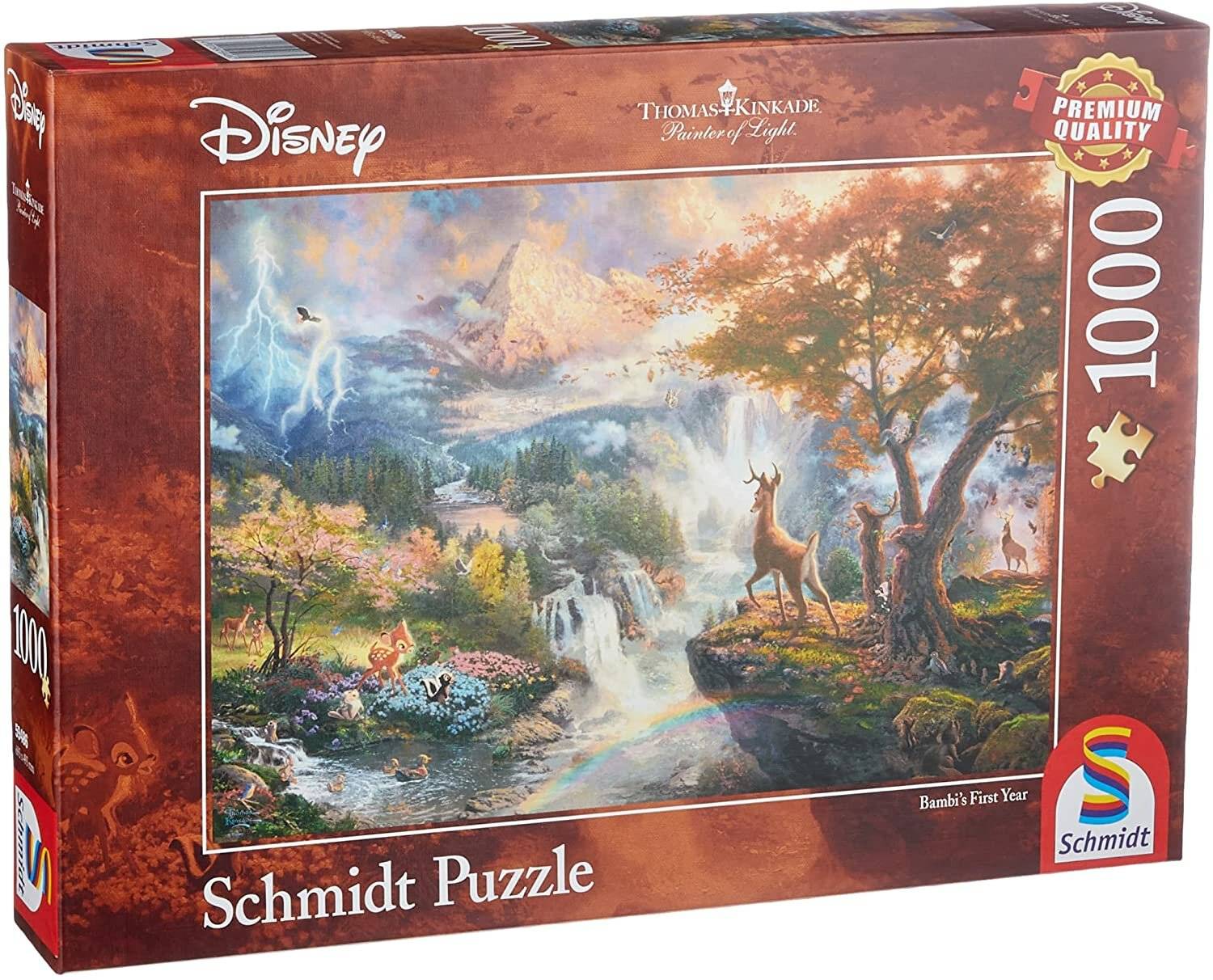 Schmidt Spiele Schmidt Spiele Puzzle Disney, Bambi 1000 Teile