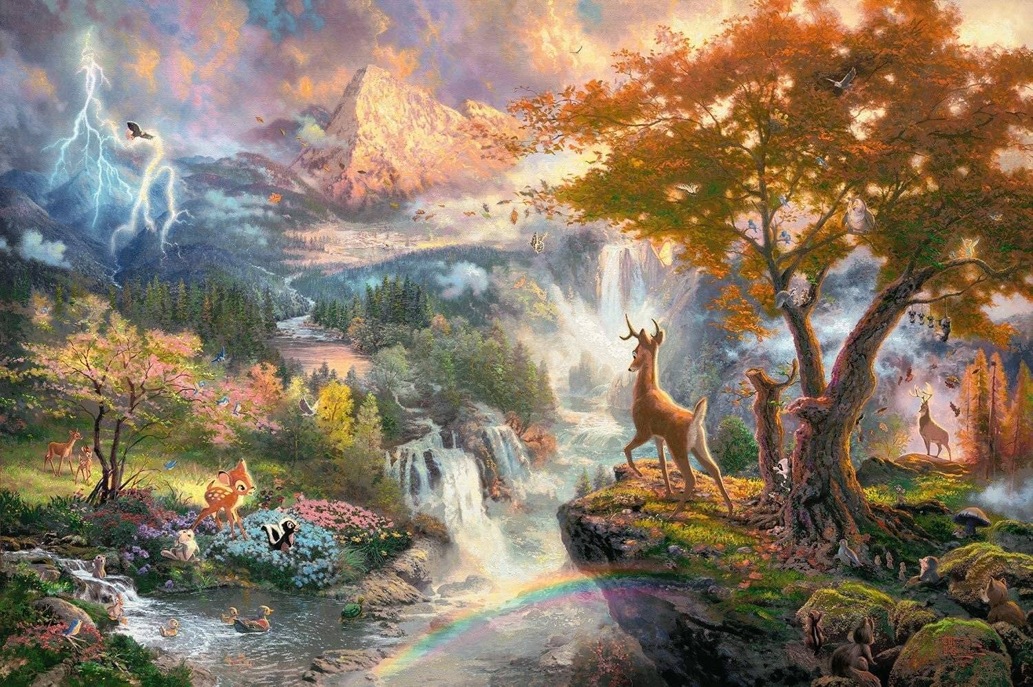 Schmidt Spiele Schmidt Spiele Puzzle Disney, Bambi 1000 Teile