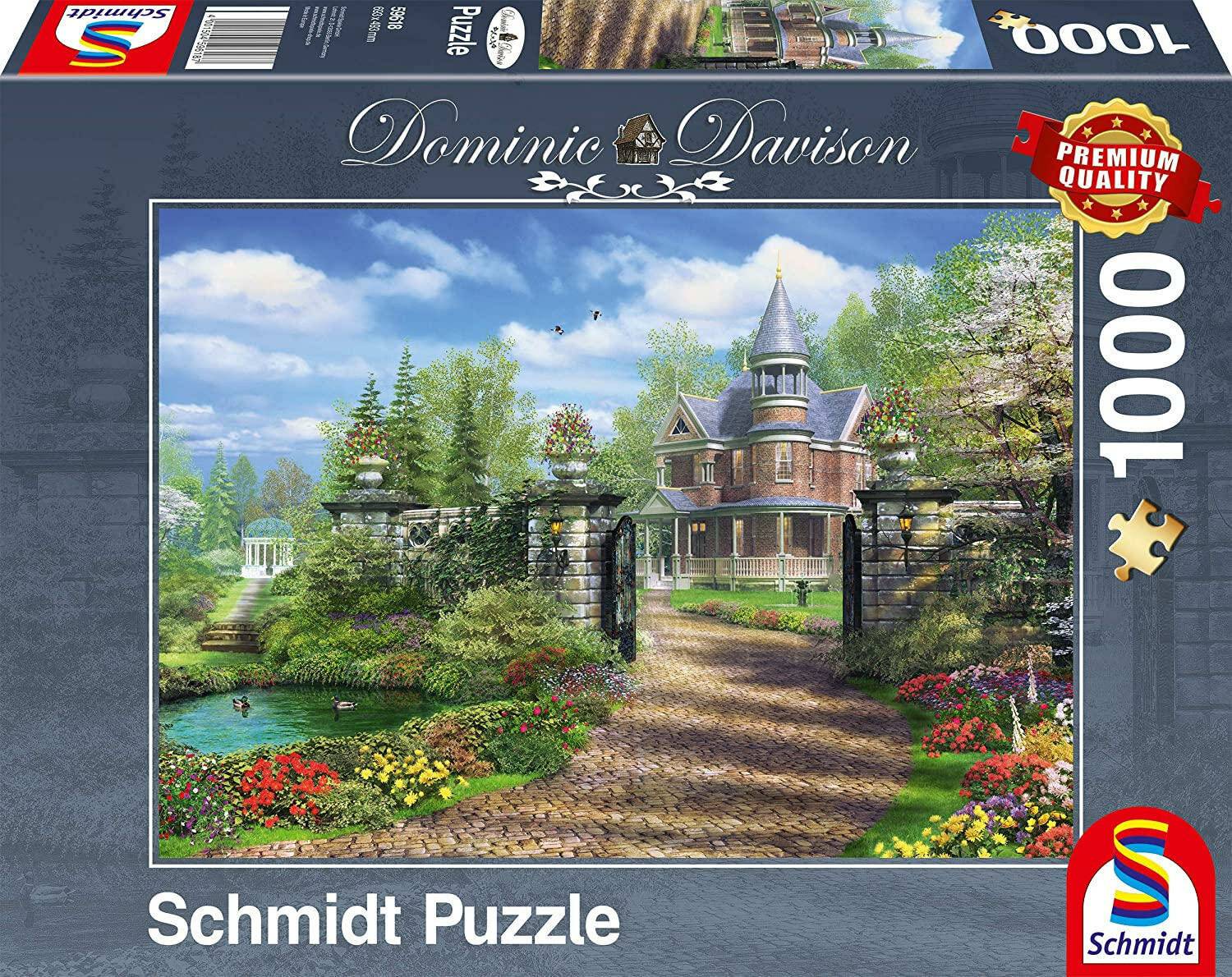 SCHMIDT Puzzle Idyllisches Landhaus 1000 Teile