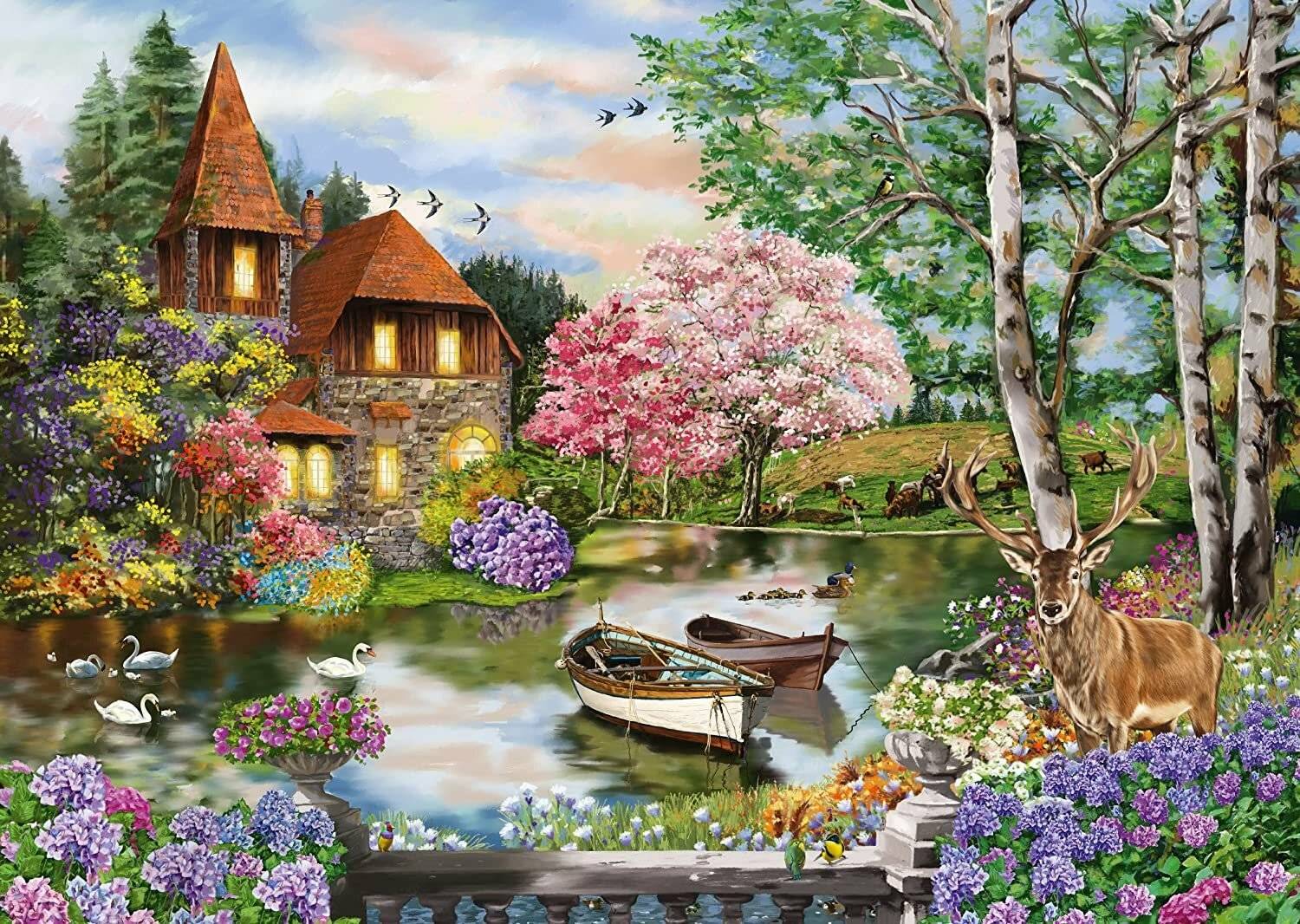 SCHMIDT Haus am See Puzzle 1000 Teile
