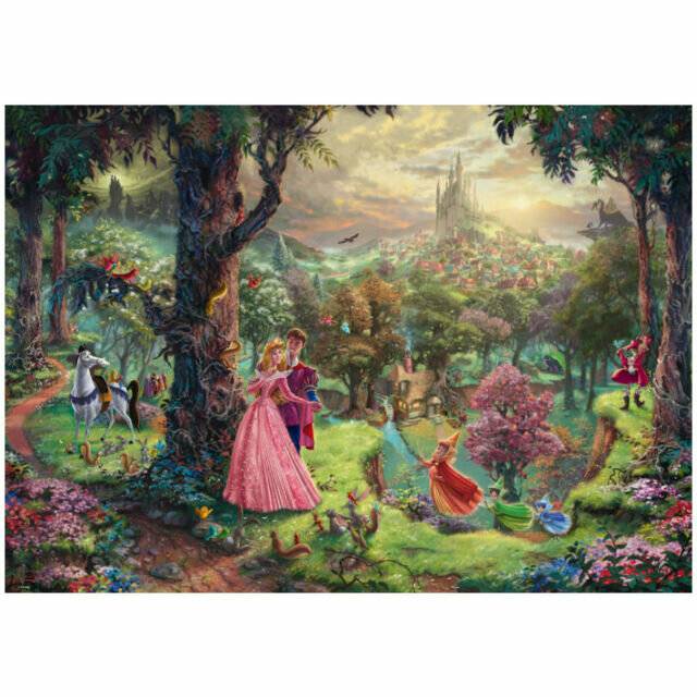 Schmidt Spiele Schmidt Spiele Disney Dornrö schen, Puzzle Thomas Kinkad