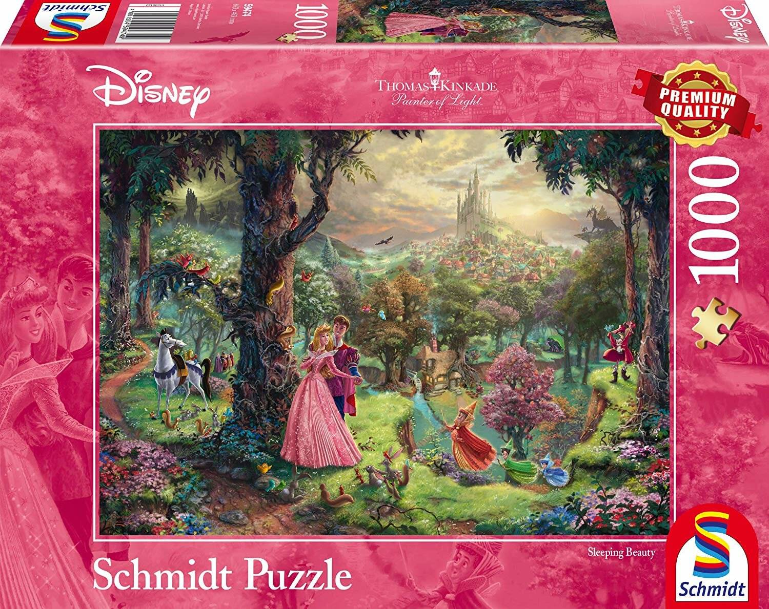 Schmidt Spiele Schmidt Spiele Disney Dornrö schen, Puzzle Thomas Kinkad