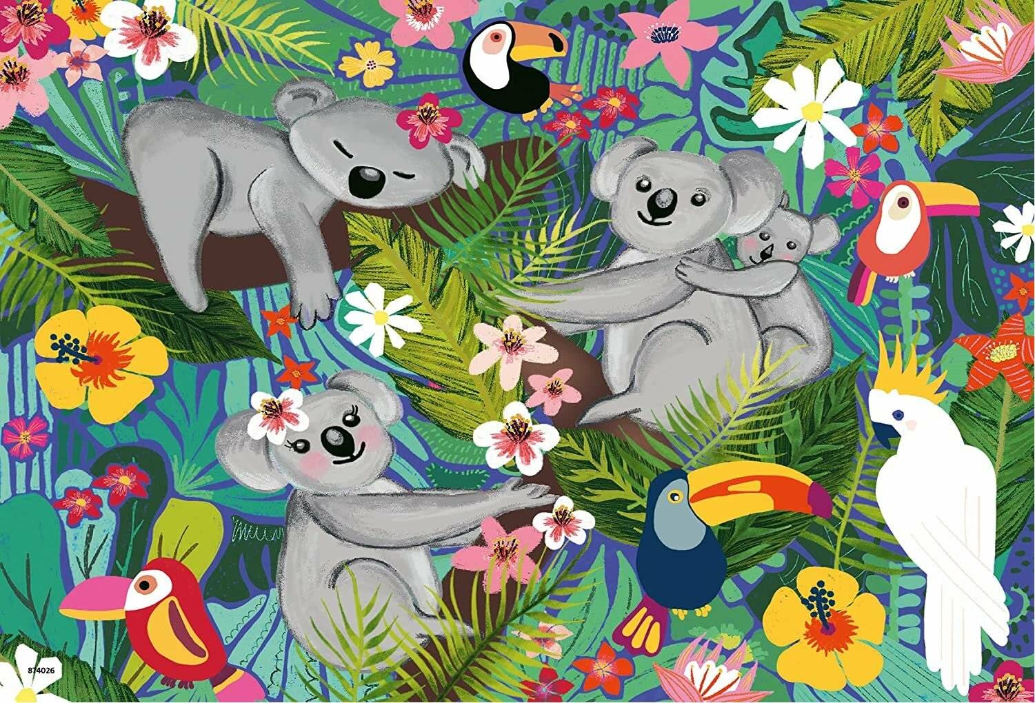 RAVENSBURGER Koalas und Faultiere Puzzle 2x24 Teile