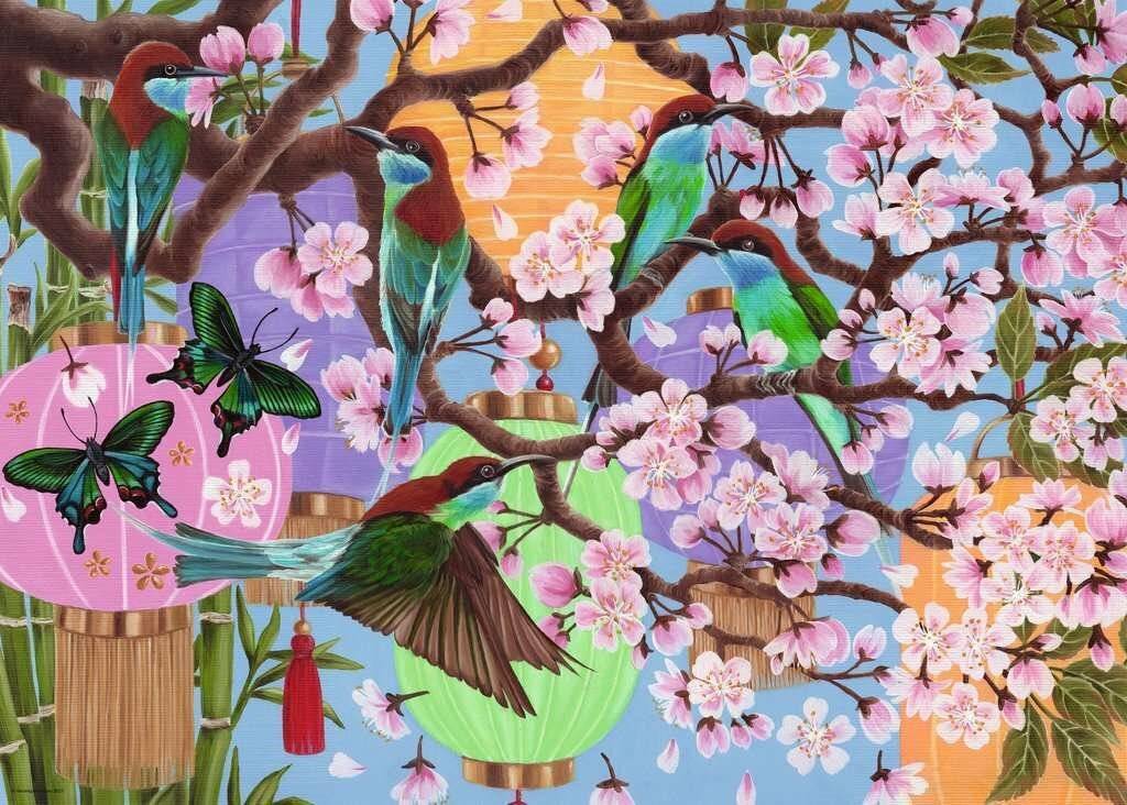 RAVENSBURGER Kirschblüten-Puzzle 1000 Teile