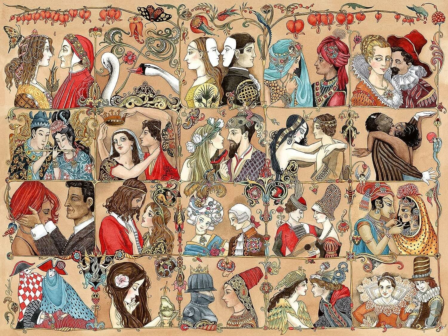 RAVENSBURGER Puzzle Liebe im Wandel der Zeit 1500 Teile