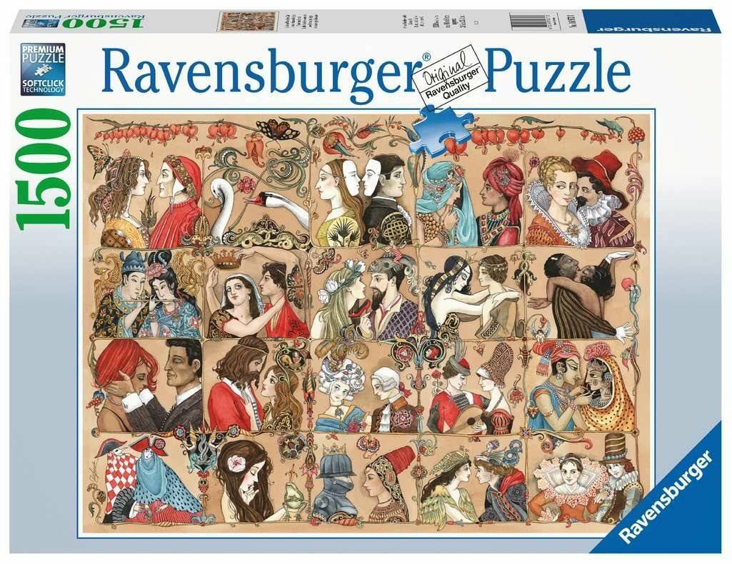 RAVENSBURGER Puzzle Liebe im Wandel der Zeit 1500 Teile
