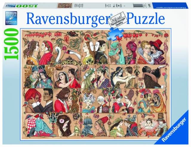 RAVENSBURGER Puzzle Liebe im Wandel der Zeit 1500 Teile