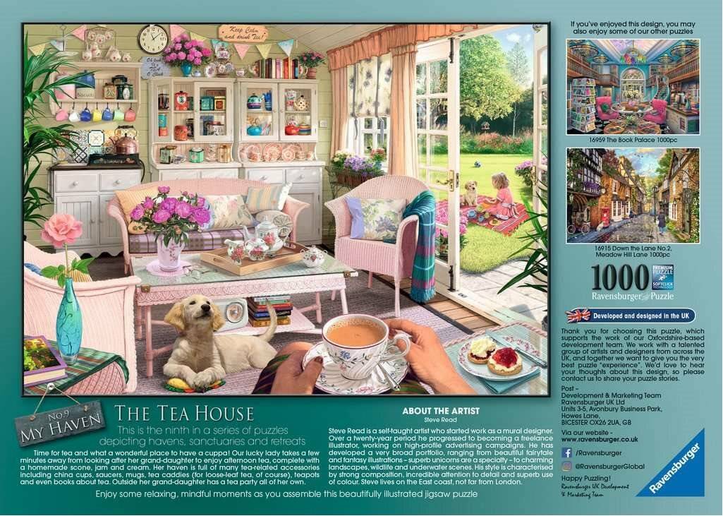 RAVENSBURGER Teehaus Puzzle 1000 Teile