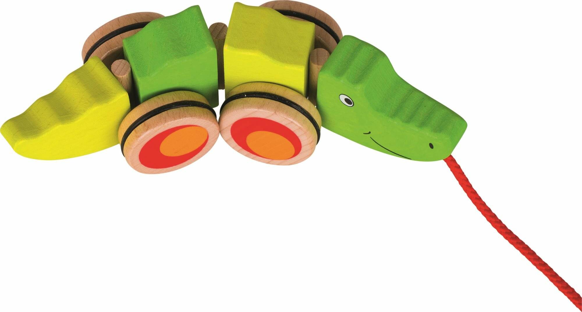 GOKI Ziehendes Krokodil aus Holz