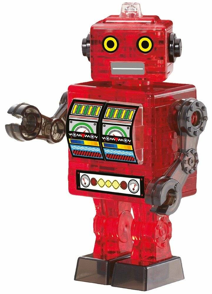 HCM KINZEL 3D Kristallpuzzle Roboter 39 Teile