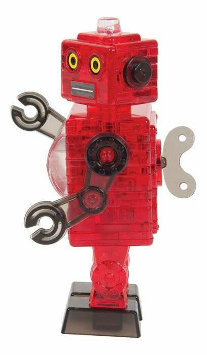 HCM KINZEL 3D Kristallpuzzle Roboter 39 Teile