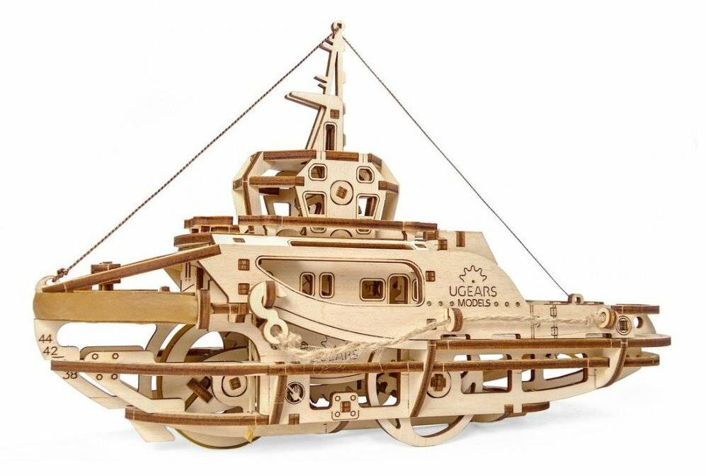 UGEARS 3D Puzzle Tugboat 169 Teile