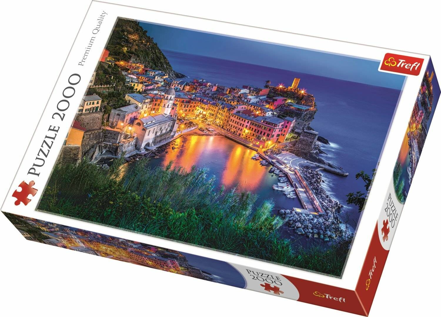 TREFL Puzzle Vernazza in der Abenddämmerung, Italien 2000 Teile