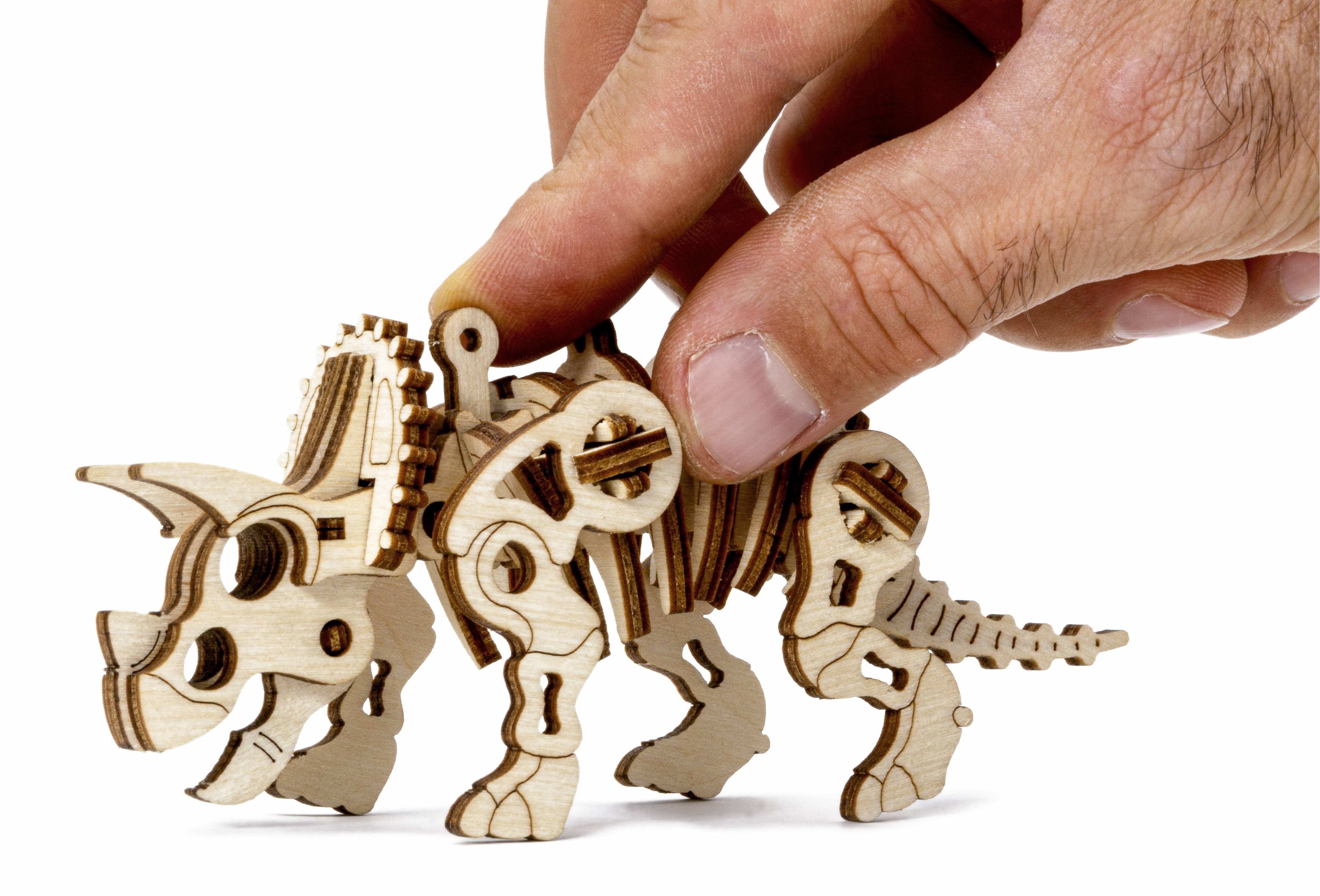 WOODEN CITY 3D-Puzzle Triceratops 40 Teile