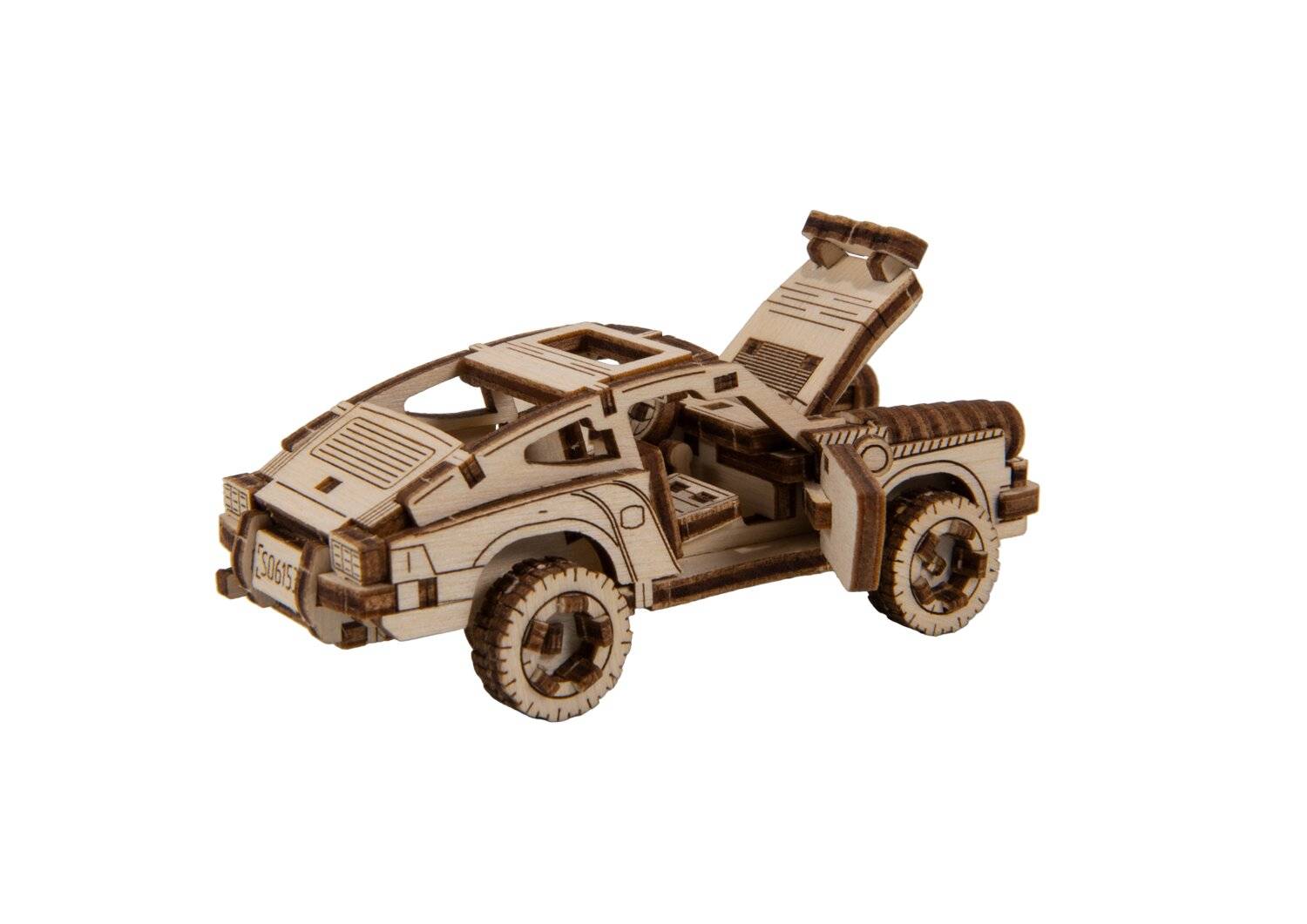 WOODEN CITY 3D Puzzle Superfast Rallye Auto Nr.4