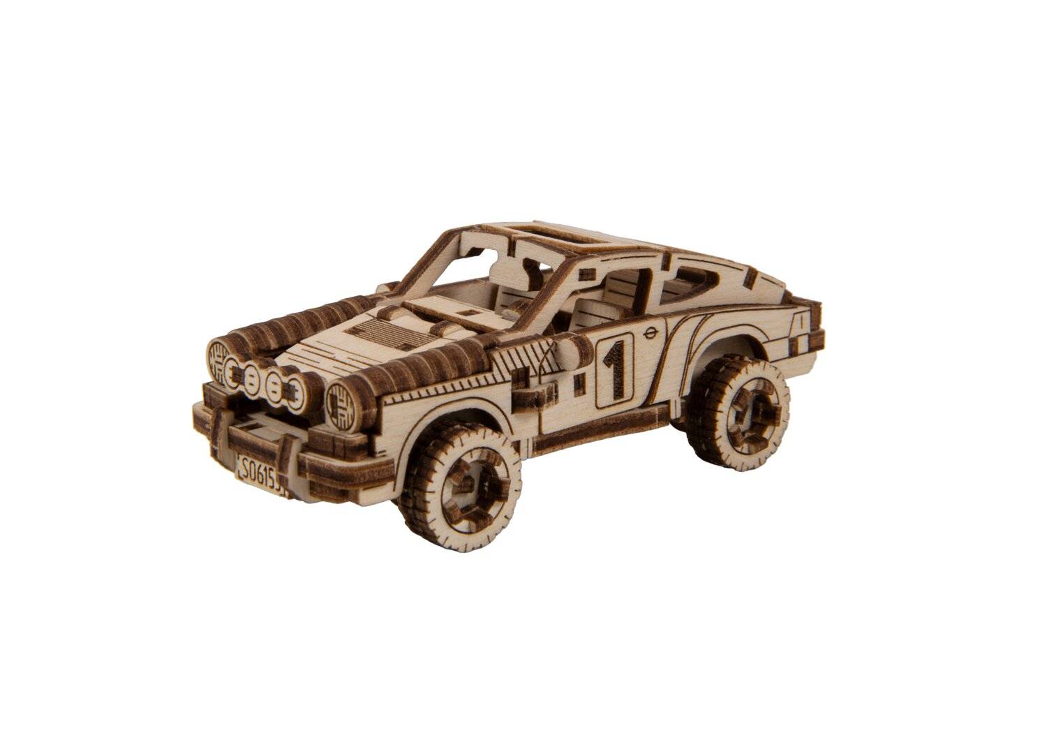 WOODEN CITY 3D Puzzle Superfast Rallye Auto Nr.4