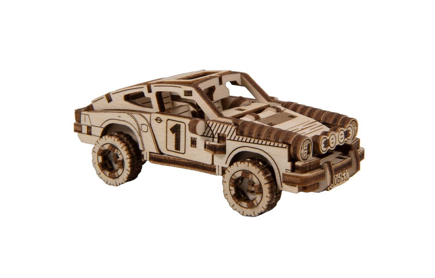 WOODEN CITY 3D Puzzle Superfast Rallye Auto Nr.4