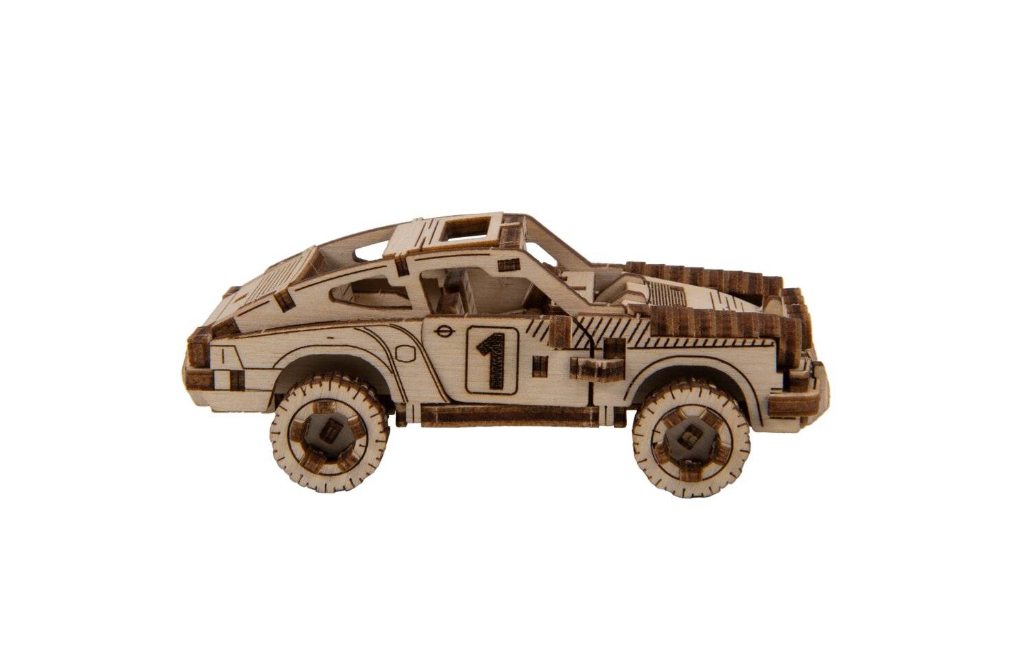 WOODEN CITY 3D Puzzle Superfast Rallye Auto Nr.4