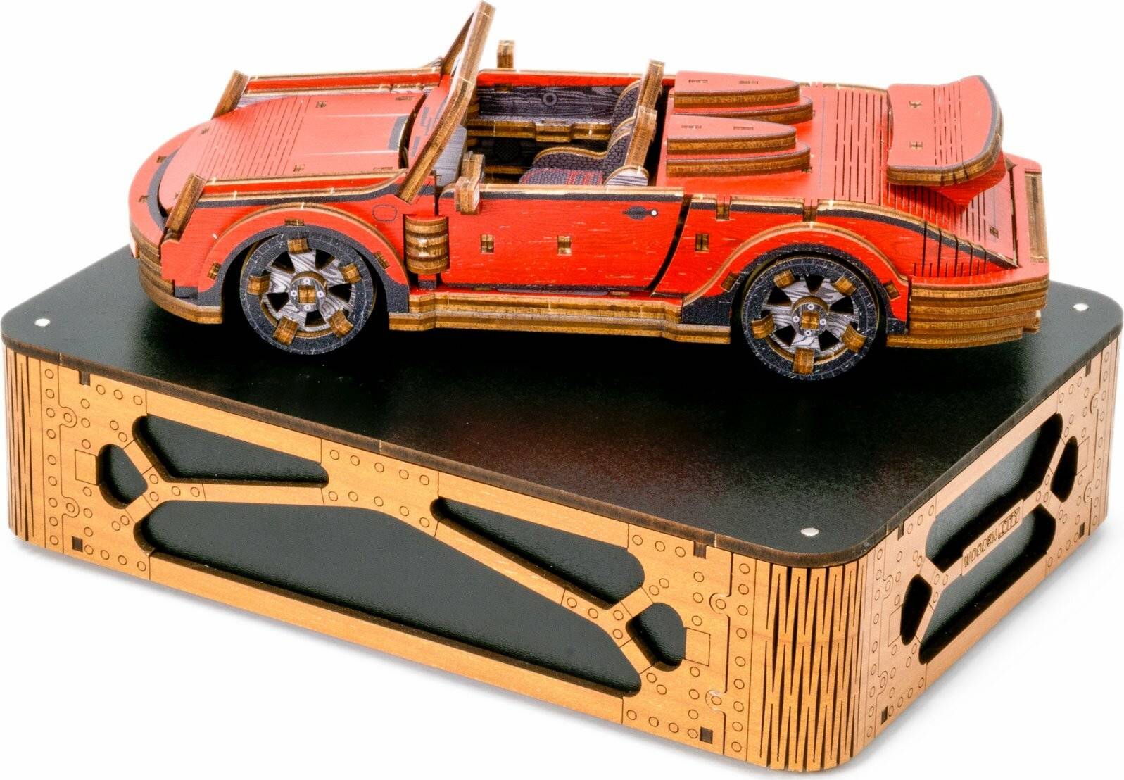 WOODEN CITY 3D Sportwagen Puzzle Limitierte Auflage 194 Teile