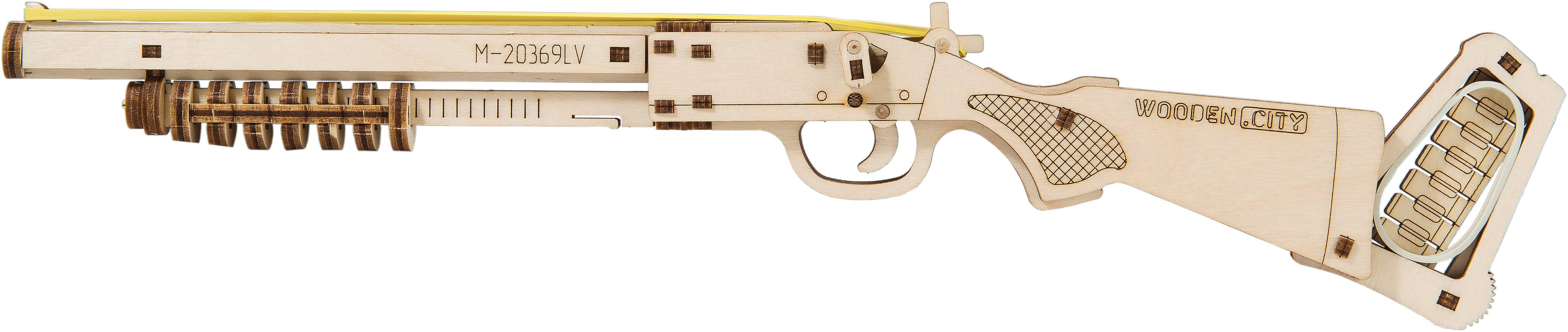 WOODEN CITY 3D-Puzzle Gewehr Judgment Day RMT-870, 42 Stück