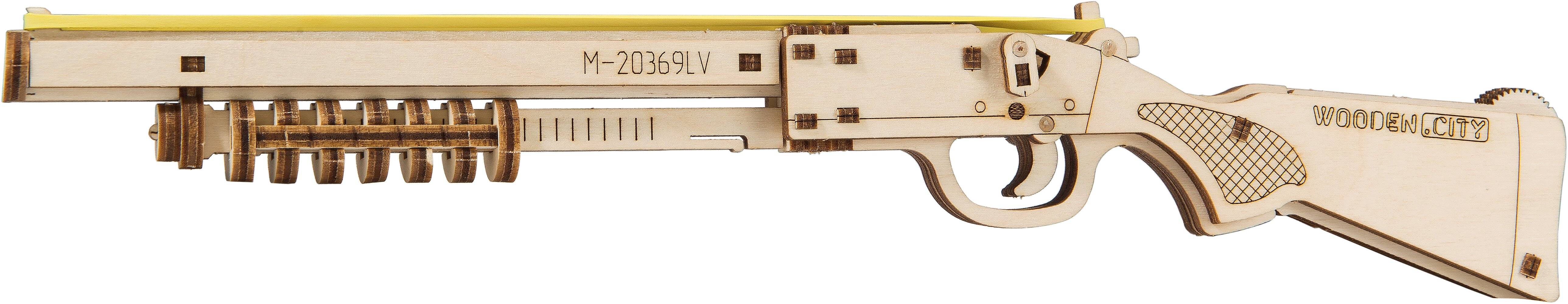 WOODEN CITY 3D-Puzzle Gewehr Judgment Day RMT-870, 42 Stück