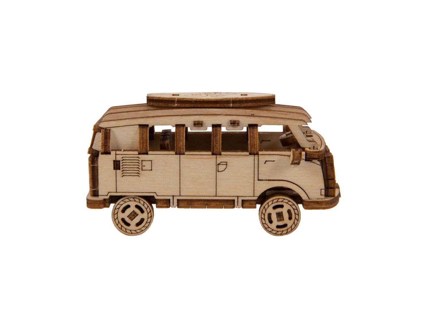 WOODEN CITY 3D puzzle Superschneller Kleinbus Retro