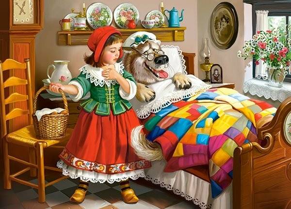 CASTORLAND Rotkäppchen Puzzle 120 Teile