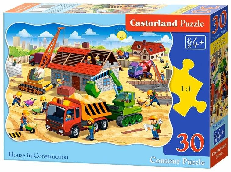 CASTORLAND Puzzle On construction 30 Teile