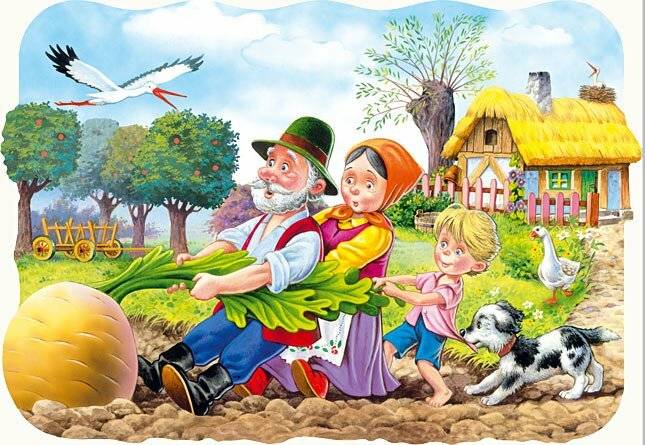 CASTORLAND Puzzle Märchen von der Rübe 30 Teile