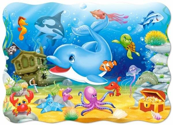 CASTORLAND Puzzle Unterwasserfreunde 30 Teile