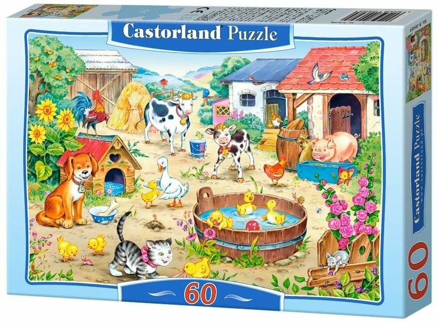 CASTORLAND Puzzle Bauernhof 60 Teile