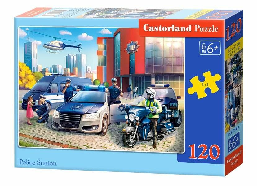 CASTORLAND Puzzle Polizeistation 120 Teile