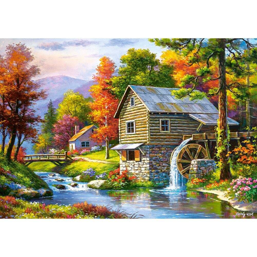 CASTORLAND Puzzle Alte Mühle 500 Teile