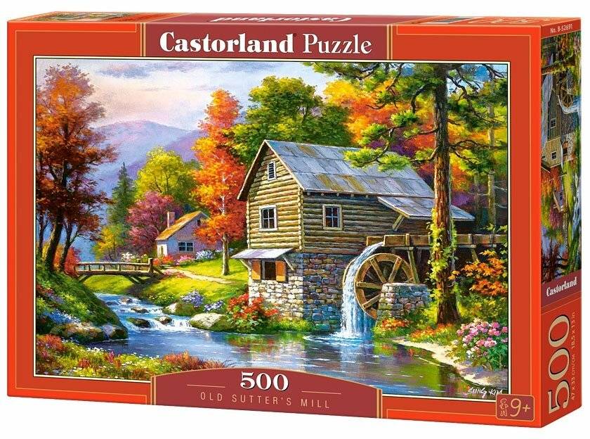 CASTORLAND Puzzle Alte Mühle 500 Teile